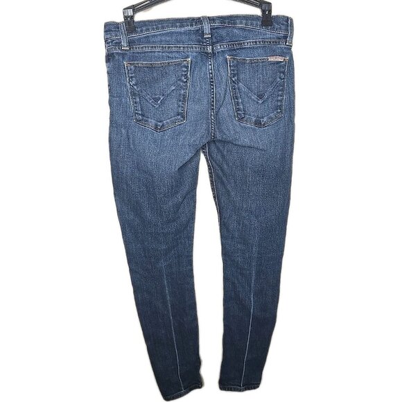 Hudson Women's Jeans Krista Super Skinny Mid Rise Slim Size 27 t13 - Picture 2 of 7